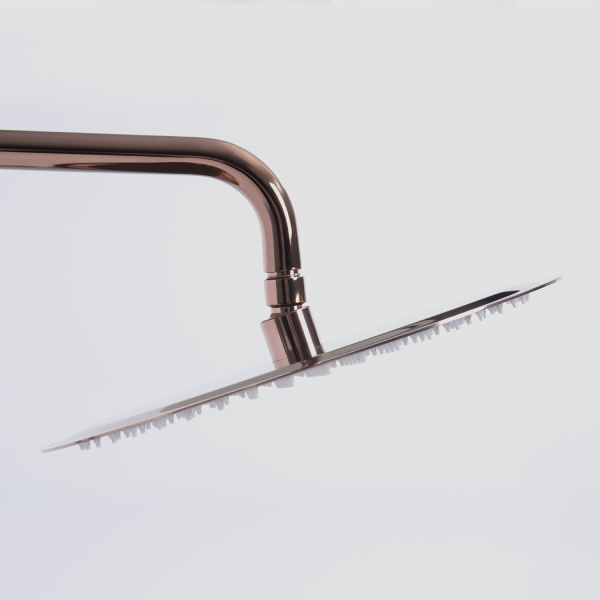 Душевая система с термостатическим смесителем WasserKRAFT Thermo A18301 розовое золото фото