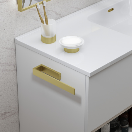 Полотенцедержатель Timo Petruma 15250/17 Золото матовое фото