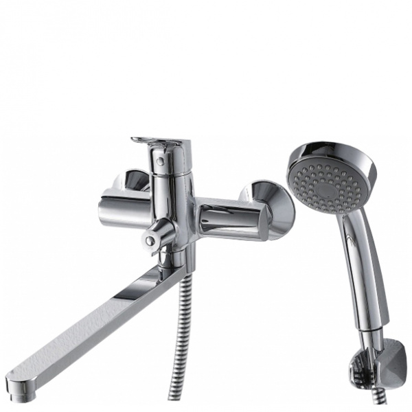 Смеситель для ванны с душем Bravat Drop F64898C-LB фото