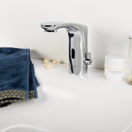 Электронный смеситель для раковины BelBagno Acqua ACQUA-ELV-CRM хром фото