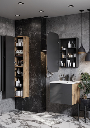 Зеркало-шкаф Акватон Сохо 1A258302AJA0L L/R фото