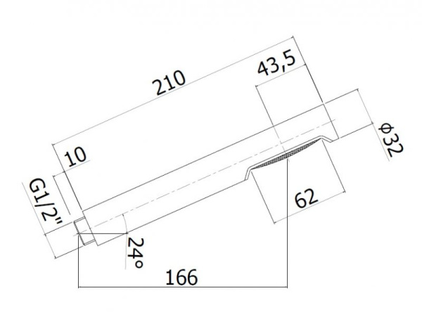 Ручной душ трехрежимный Cezares CZR CZR-B-D1F-NOP Черный матовый фото