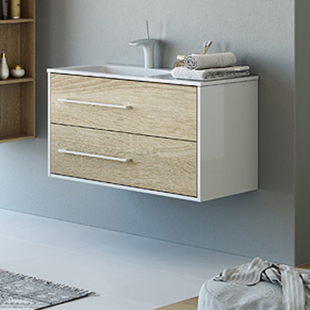 Тумба с раковиной Aqwella 5 Stars Miami 90 Mai.01.09/L фото