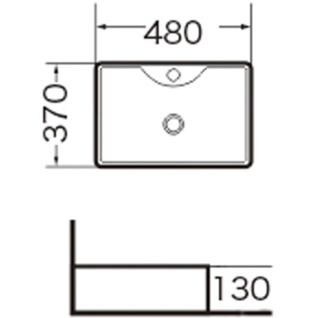Раковина-чаша Grossman 48 GR-3017 Белая фото