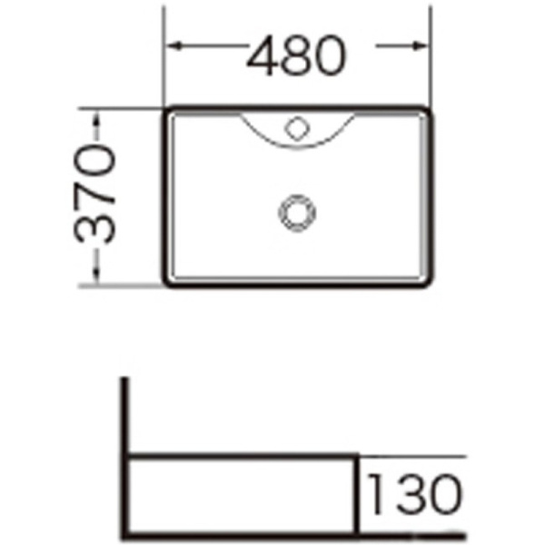 Раковина-чаша Grossman 48 GR-3017 Белая фото