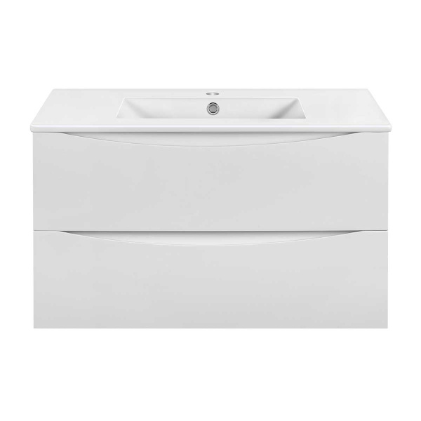 Тумба под раковину Vincea Mia Slim VMC-2MC900S1GW G.White 90 см фото