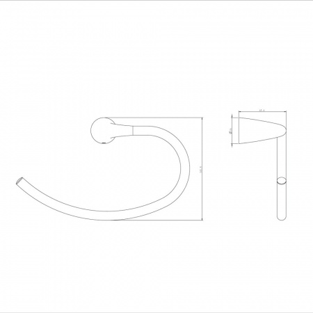 Полотенцедержатель Rush Devon DE75511 фото