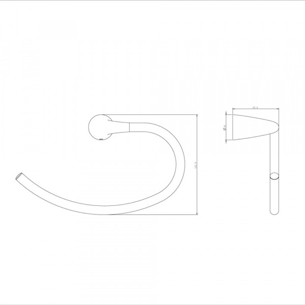 Полотенцедержатель Rush Devon DE75511 фото