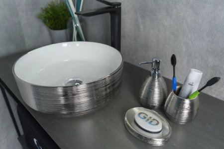 Накладная раковина GID Luxe Line D1357h131 36х36 фото