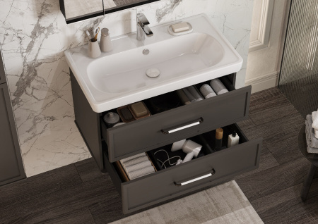 Тумба под раковину Акватон Нео-Классика 85 1A286301NCR30 мускат фото