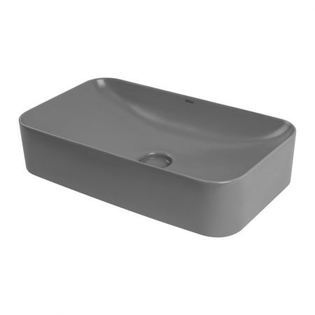 Накладная раковина Abber Rechteck AC2204MG 60x35 серая матовая фото