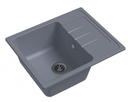 Мойка кухонная Ewigstein Elegant E- 45F серый металлик фото