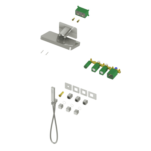Душевая система встроенная с термостатом Timo Petruma SX-5249/00SM хром фото