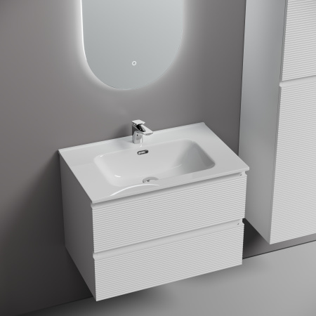 Тумба под раковину Sancos Folk FL70W белая фото