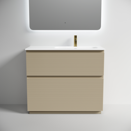 Тумба под раковину Sancos Folk Floor FL100FRCP капучино фото