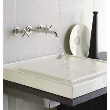 Смеситель для раковины двухвентильный Jacob Delafon Purist E144153-CP фото