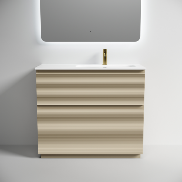 Тумба под раковину Sancos Folk Floor FL100FRCP капучино фото