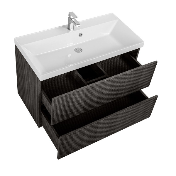 Тумба под раковину Art&Max Verona-Push AM-Verona-Push-900-2C-SO-KD кадена дарк фото