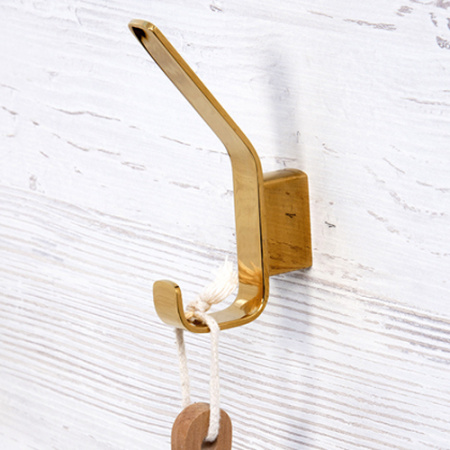 Крючок для ванной одинарный WasserKRAFT Sauer K-7923 глянцевое золото фото