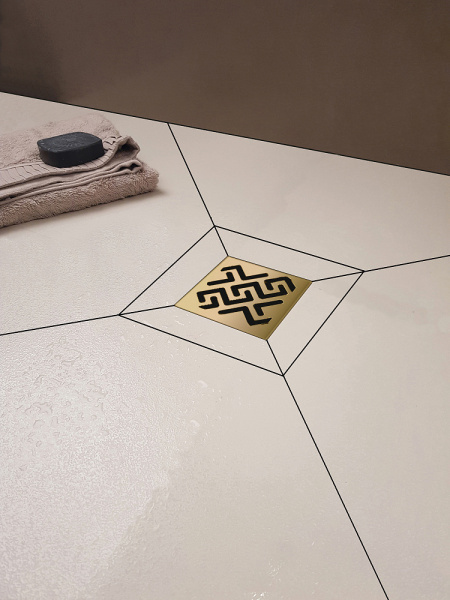 Душевой трап Berges Wasserhaus Platz Antik 092160 10 см фото