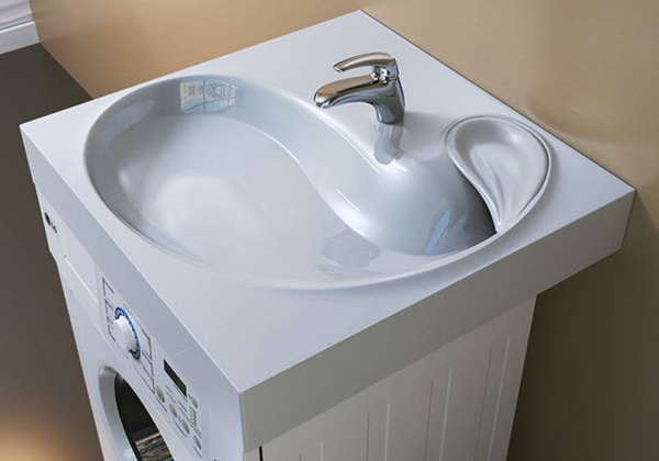 Накладная раковина над стиральной машиной Raval Buta 5211600 фото