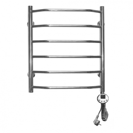 Полотенцесушитель электрический Domoterm Лаура П6 (500х600) (хром) правый фото