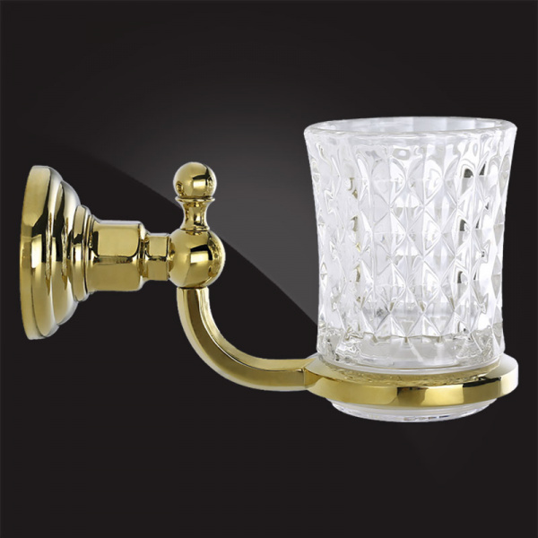 Стакан для зубных щеток Elghansa Praktic Gold PRK-412-Gold фото