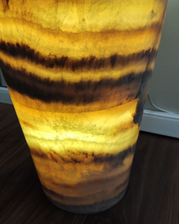 Раковина напольная из оникса Yellow ON-01355 (45*45*90) фото