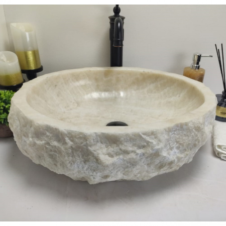 Накладная раковина из оникса Indo Erozy Блитар EO-00038 фото