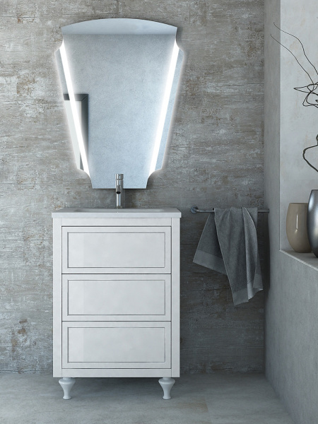 Зеркало с подсветкой и антизапотеванием Cezares 45020 70x92 фото