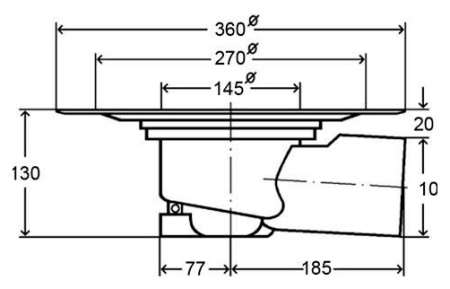 Душевой трап Viega Advantix 557171 фото