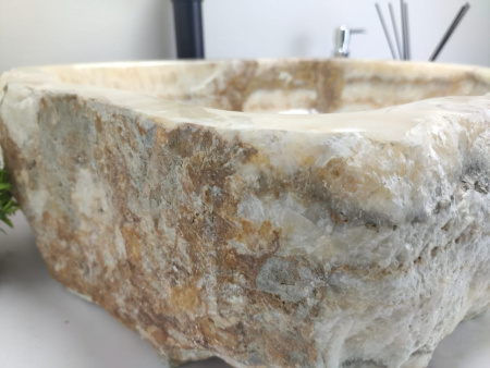 Накладная раковина из оникса Indo Erozy Блитар EO-00080 фото