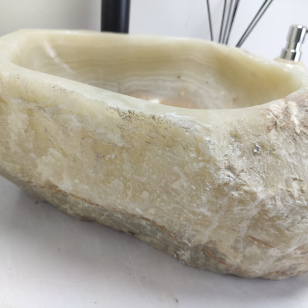 Накладная раковина из оникса Erozy Lampung EO-00504 (33*33*15см) фото