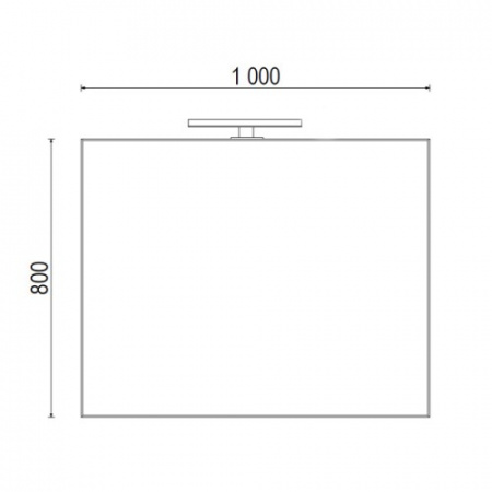 Зеркало Акватон Брук 100 1A200302BC010 фото
