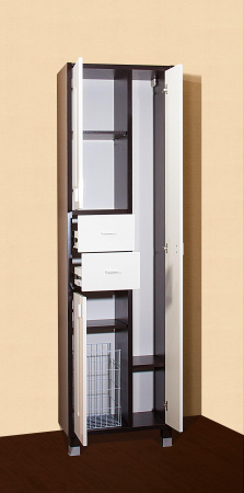 Шкаф-пенал Бриклаер Бали 57 венге фото