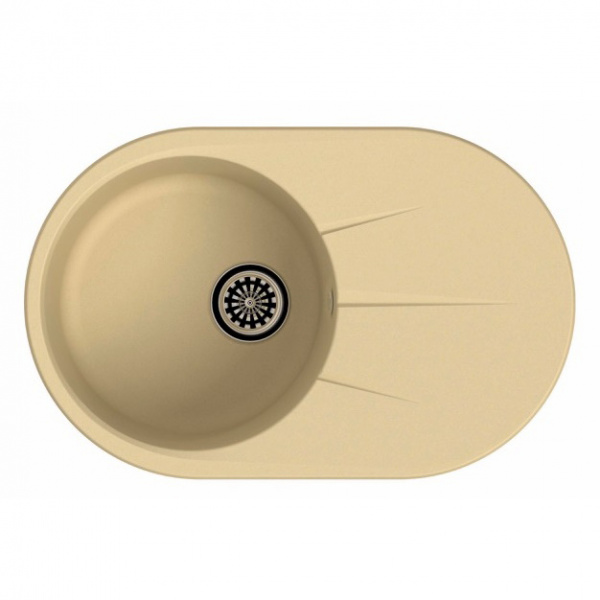 Мойка кухонная Ewigstein Rund R- 50F бежевый фото