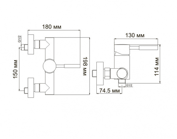 Смеситель для душа WasserKRAFT Main 4102 фото