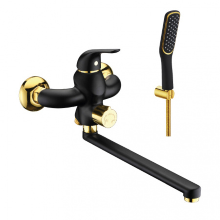 Смеситель для ванны с душем Lemark Swan LM5451BG фото