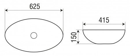 Накладная раковина WeltWassaer Elbach ELBACH 3077 фото