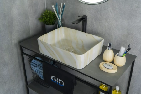 Накладная раковина GID MNC600 48х37 фото