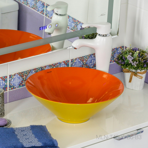 Накладная раковина Melana MLN-T4006-B6+B3 фото