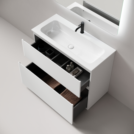 Тумба под раковину Sancos Folk Floor FL100FW белая фото