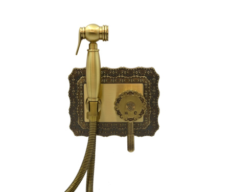 Гигиенический душ со смесителем Bronze de Luxe Windsor 10136 фото
