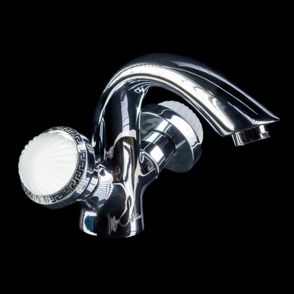 Смеситель для раковины двухвентильный Boheme Satine 271-ST фото