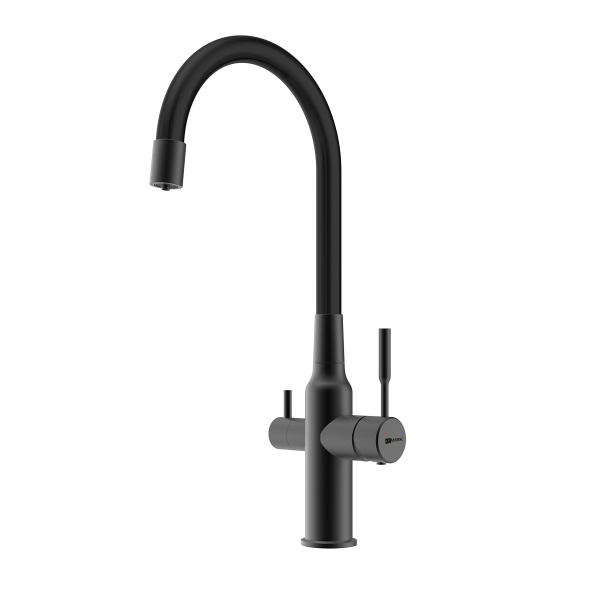 Смеситель для кухни с подключением к фильтру Lemark Expert LM5083BL-Black фото