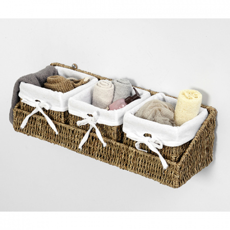 Корзина для ванной комнаты WasserKRAFT Rhin WB-440 Set фото