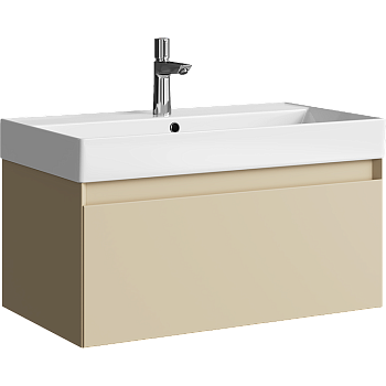 Тумба под раковину Aqwella Geometria 80 GE01081MD морская дюна фото