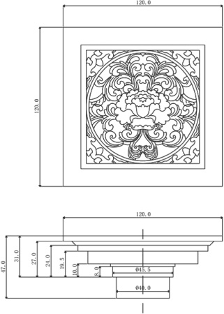 Душевой трап Veragio Canyon VR.CAN-2059.BR фото