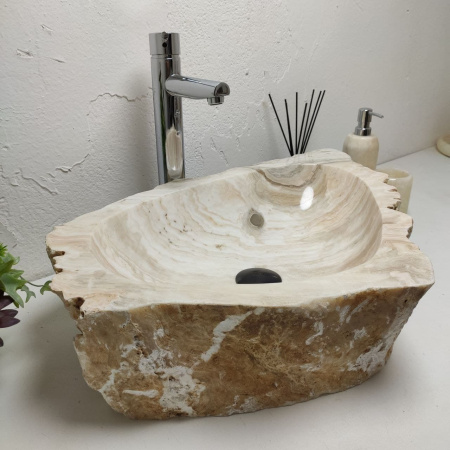 Накладная раковина из оникса Erozy BL EO-01307 (62*43*14) фото