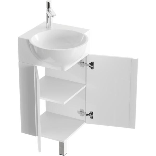 Тумба под раковину угловая Aqwella Porto 45 POR0104WW фото